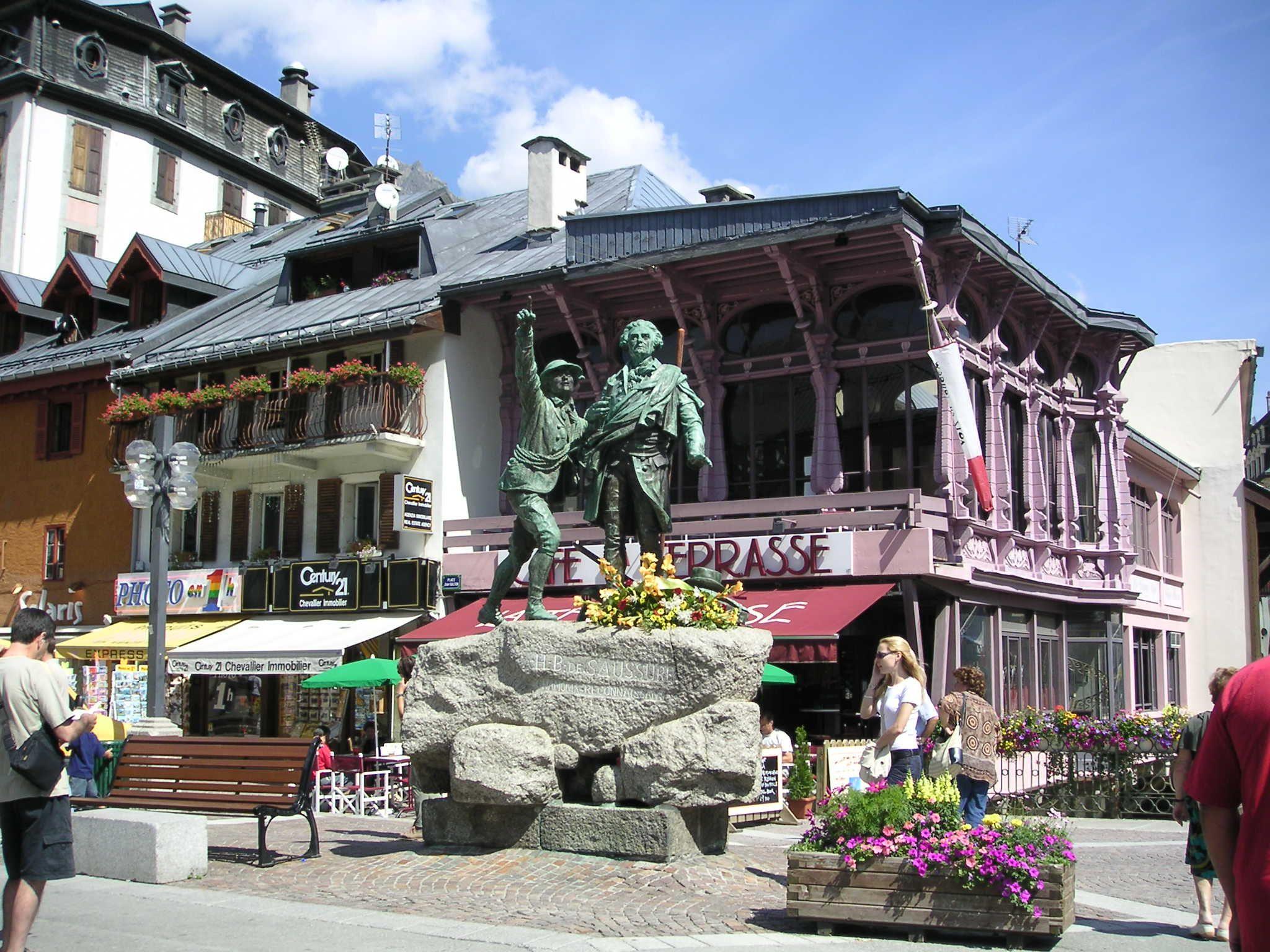 centre ville de chamonix